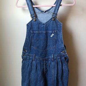 Vintage Full length Guess Mom Jean Overalls